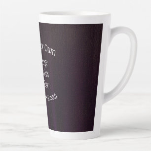 Taza De Café Latte Crear el propio
