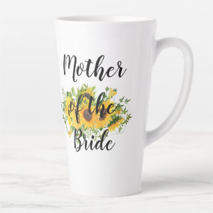 Taza De Café Latte Crear propio Sunflower Bridal Party Regalos AÑADIR