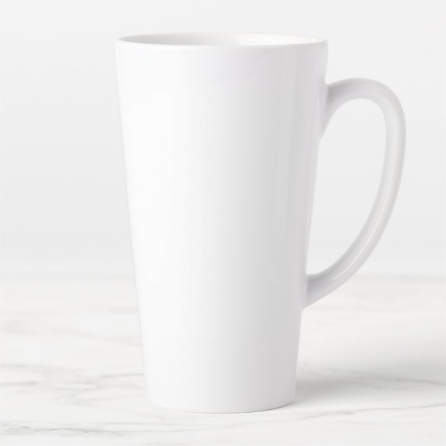 Taza De Café Latte crear su propio blanco (Derecha)