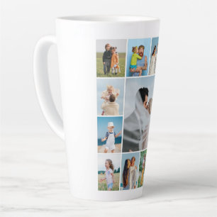 Taza De Café Latte Crear su propio Collage de fotos de 13
