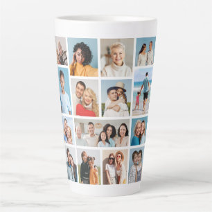 Taza De Café Latte Crear su propio Collage de fotos de 15