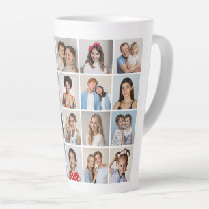 Taza De Café Latte Crear su propio Collage de fotos de 20