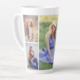Taza De Café Latte Crear su propio Collage de fotos de 5
