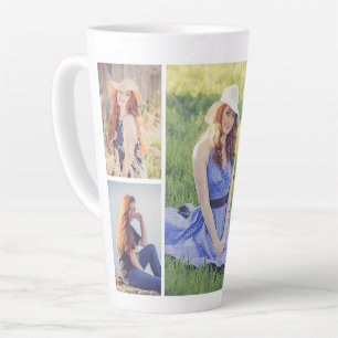 Taza De Café Latte Crear su propio Collage de fotos de 5