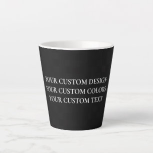 Taza De Café Latte Crear su propio Latte Mug personalizado