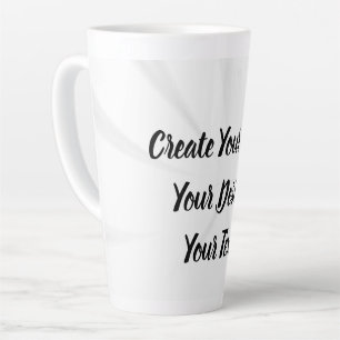 Taza De Café Latte Crear su propio personal