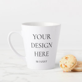 Taza De Café Latte Crear su propio personal