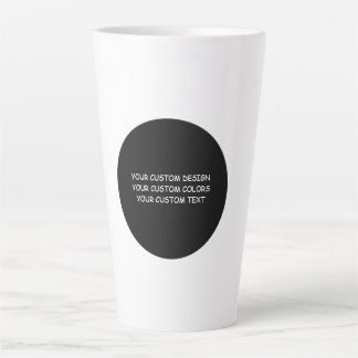 Taza De Café Latte Crear su propio personal