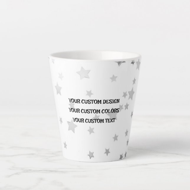 Taza De Café Latte Crear su propio Personalizado (Anverso)