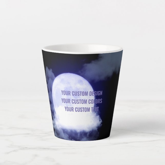 Taza De Café Latte Crear su propio Personalizado personalizado (Anverso)