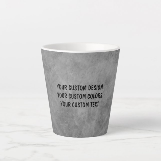 Taza De Café Latte Crear su propio Personalizado personalizado (Anverso)