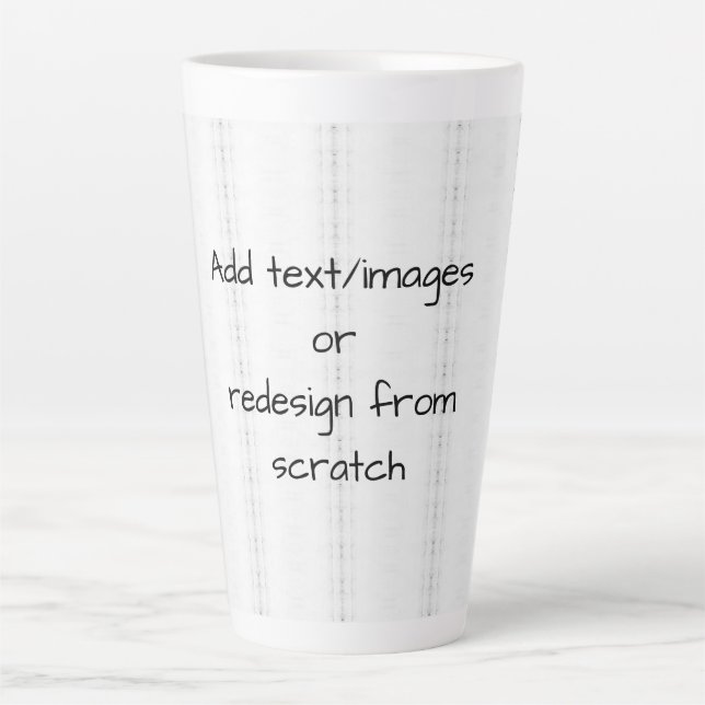 Taza De Café Latte Create Your Own (Anverso)