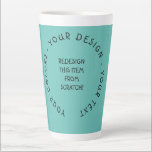 Taza De Café Latte Create Your Own<br><div class="desc">Create your own custom party,  baby shower,  wedding and event favors,  custom color craft supplies,  personalized gifts for any occasion,  fun stuff and more. Visit Atomic Babies on Zazzle to view our entire collection.</div>
