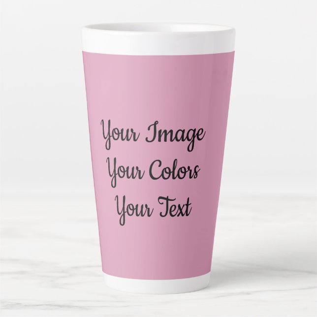 Taza De Café Latte Create Your Own (Anverso)