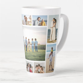 Taza De Café Latte Create Your Own 11 Photo Collage