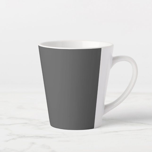 Taza De Café Latte Create Your Own editable Latte Mug (Derecha)