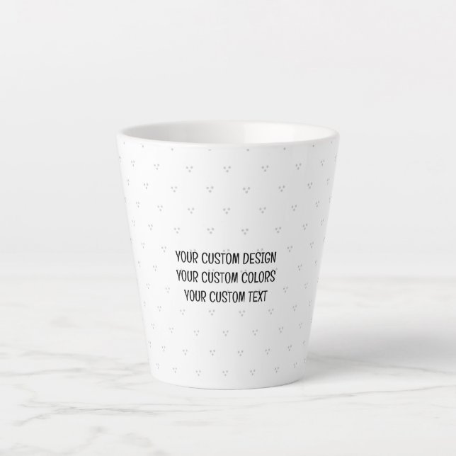 Taza De Café Latte Create Your Own Personalized (Anverso)