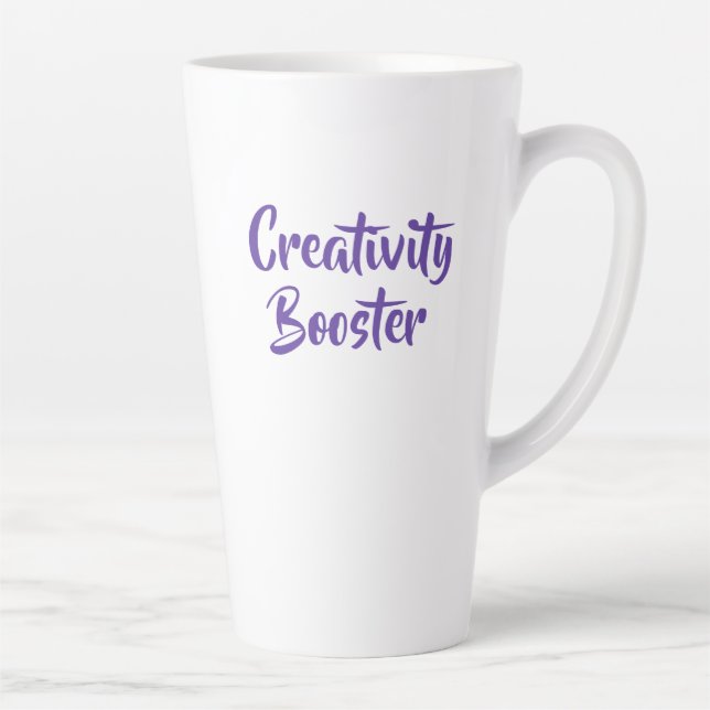 Taza De Café Latte Creatividad Booster Funny Coffee Mug (Derecha)