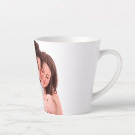 Taza De Café Latte Cree su propia foto personalizada