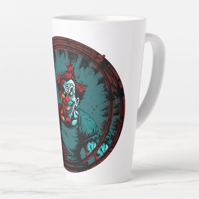 Taza De Café Latte Creepy Clown Leche Cup (Ángulo derecho)