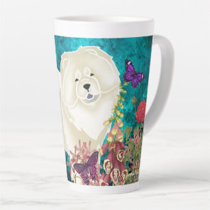 Taza De Café Latte CREMA-GINKGO CHOW- Latte Mug