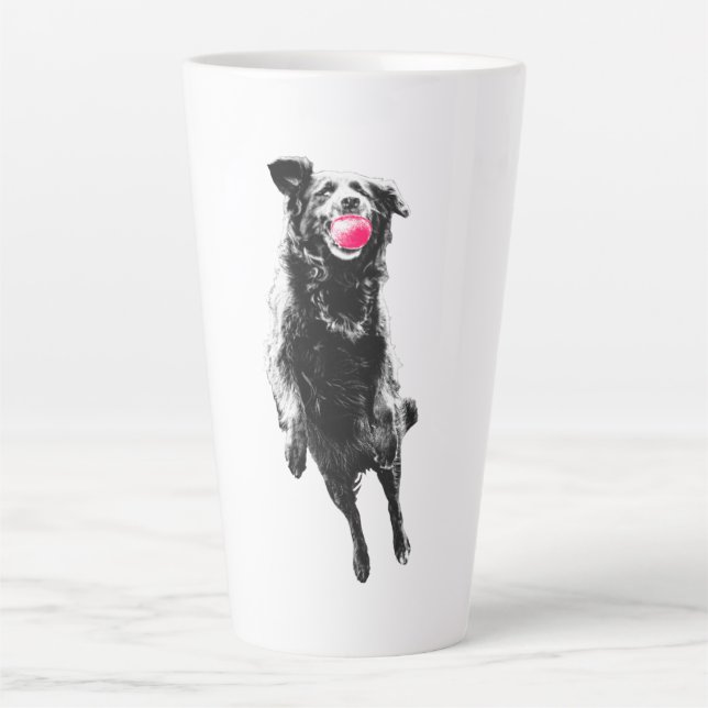 Taza De Café Latte Crimson catch in flight (Anverso)