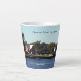 Taza De Café Latte Crossover Island Lighthouse lata mug
