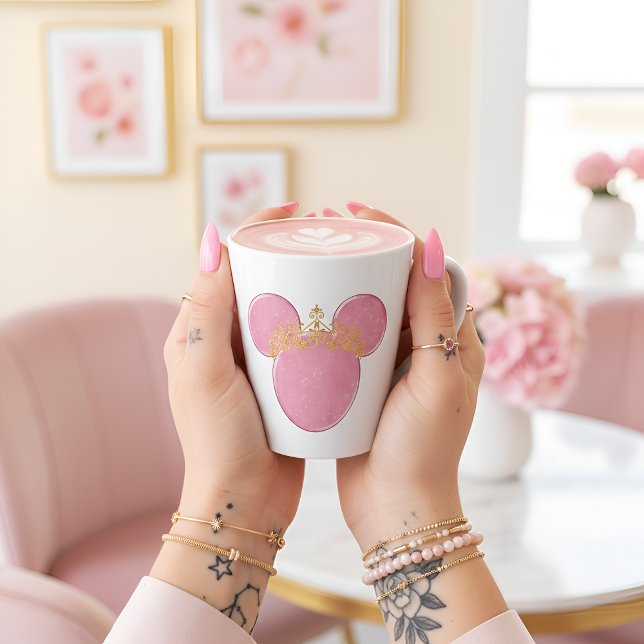 Taza De Café Latte Crown Latte Mug (Subido por el creador)