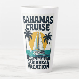 Taza De Café Latte Crucero por las Bahamas Nassau Paraíso