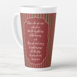 Taza De Café Latte Cruz de Escritura de Regalo para Pastor Líder
