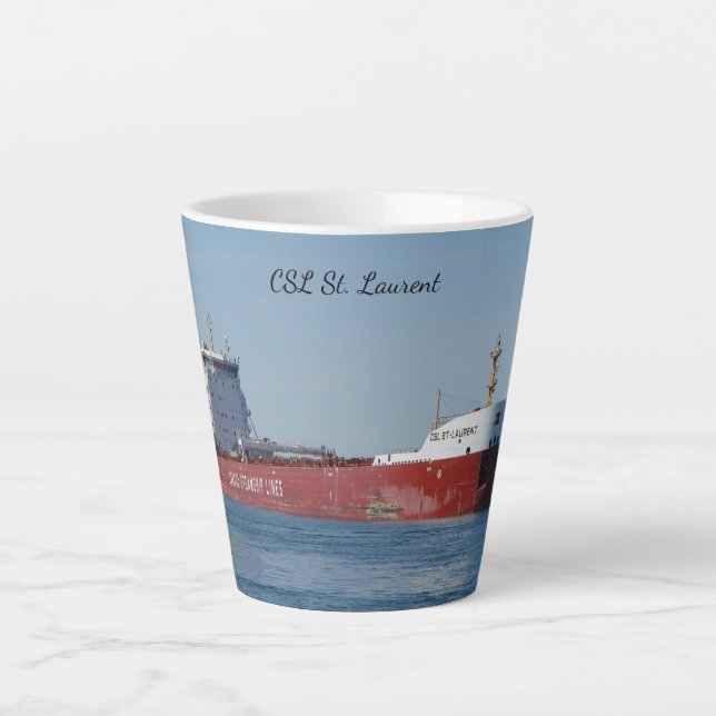 Taza De Café Latte CSL St. Laurent latte mug (Anverso)