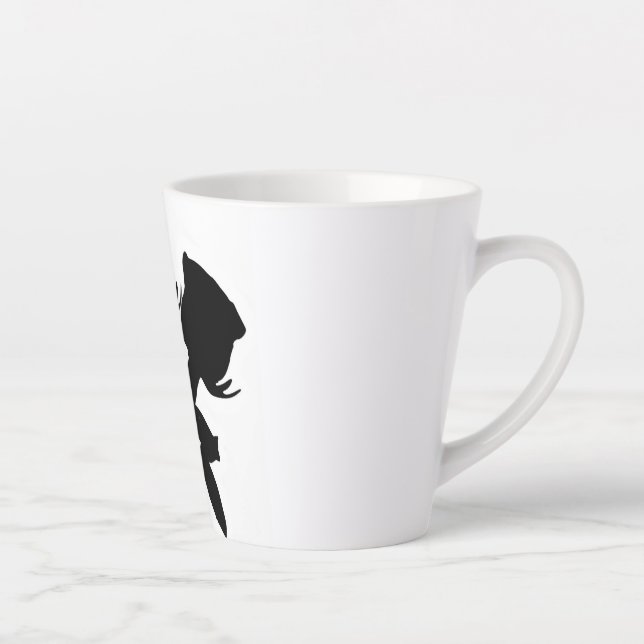 Taza De Café Latte Cuadros de diseñador (Derecha)