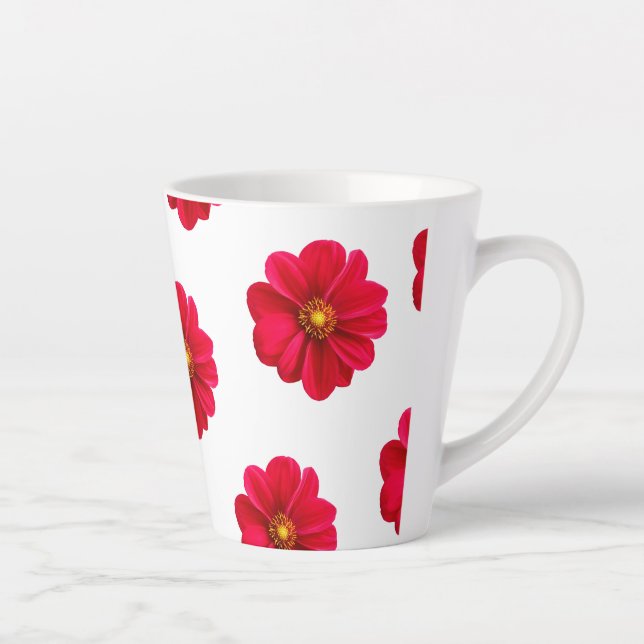 Taza De Café Latte Cubos para el diseño de flores (Derecha)