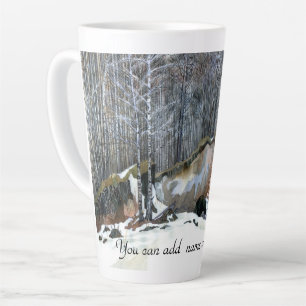 Taza De Café Latte Cuenca nevada