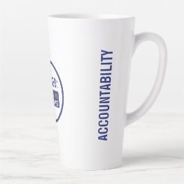Taza De Café Latte Cuenta de CONCIENCIA RIGGEDLabs RESPONSABILIDAD La