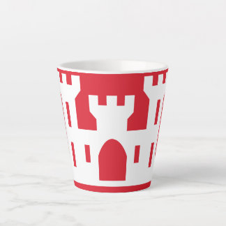 Taza De Café Latte Cuerpo de Ingenieros del Ejército de EE. UU. DOD M