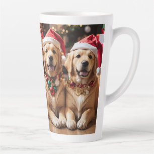 Taza De Café Latte Cuidado Golden Retriever