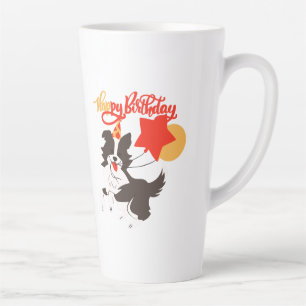 Taza De Café Latte Cumpleaños de cachorro