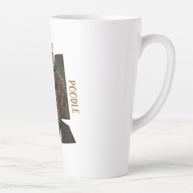 Taza De Café Latte Cup of Love Dog Lover 17oz Large Latte Mug (Derecha)