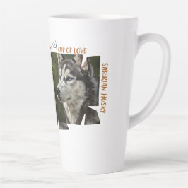 Taza De Café Latte Cup of Love Dog Lover Large Latte Mug