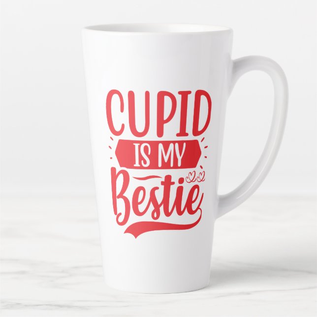 Taza De Café Latte cupido es mi bestial (Derecha)