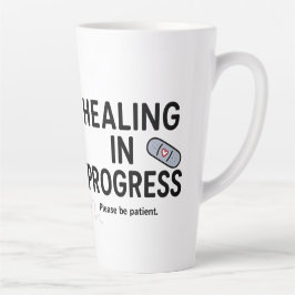 Taza De Café Latte Curación en curso - Mug