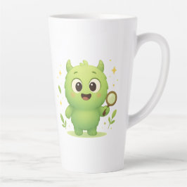 Taza De Café Latte Curious Explorer Monster Kids Mug