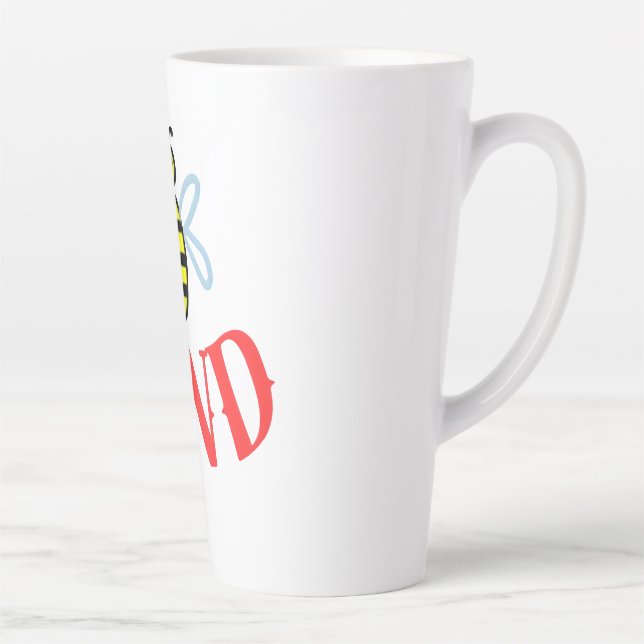 Taza De Café Latte Custom Bee Kind Personalized Gift  (Derecha)