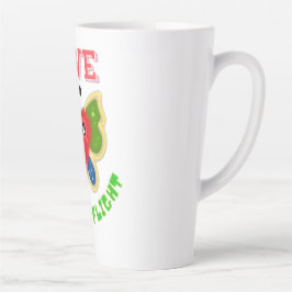 Taza De Café Latte Custom Fuzzy Heart Butterfly Gift