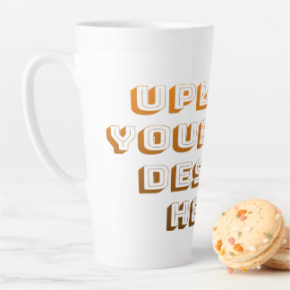 Taza De Café Latte Custom Upload Design Product