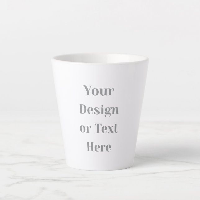 Taza De Café Latte Customizable Your Design or Text Here Personalized (Anverso)