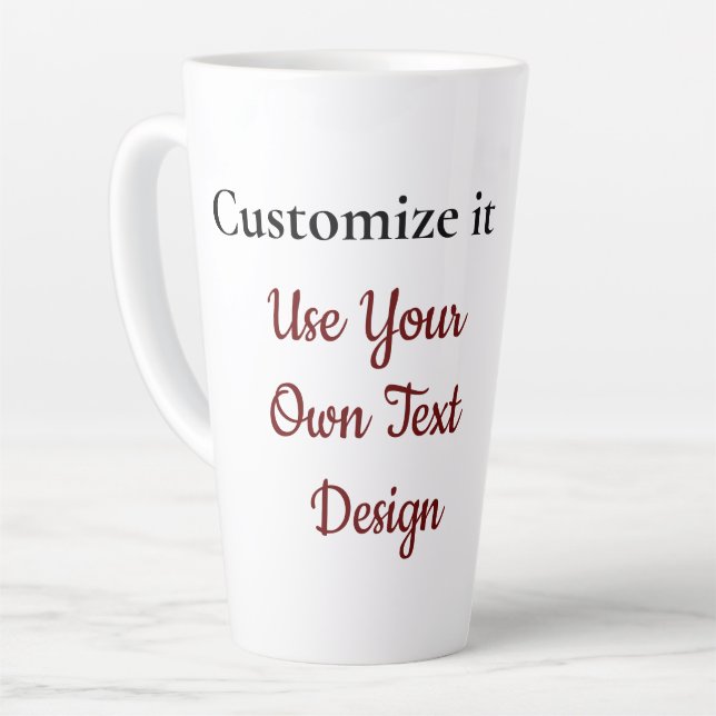 Taza De Café Latte Custum Mug (Ángulo izquierdo)