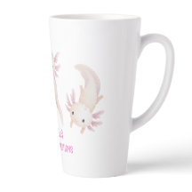 Cute Axolotl de Acuarela Preguntas Personalizado N