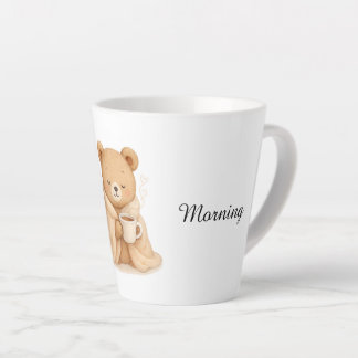 Taza De Café Latte Cute Bear Latte Mug